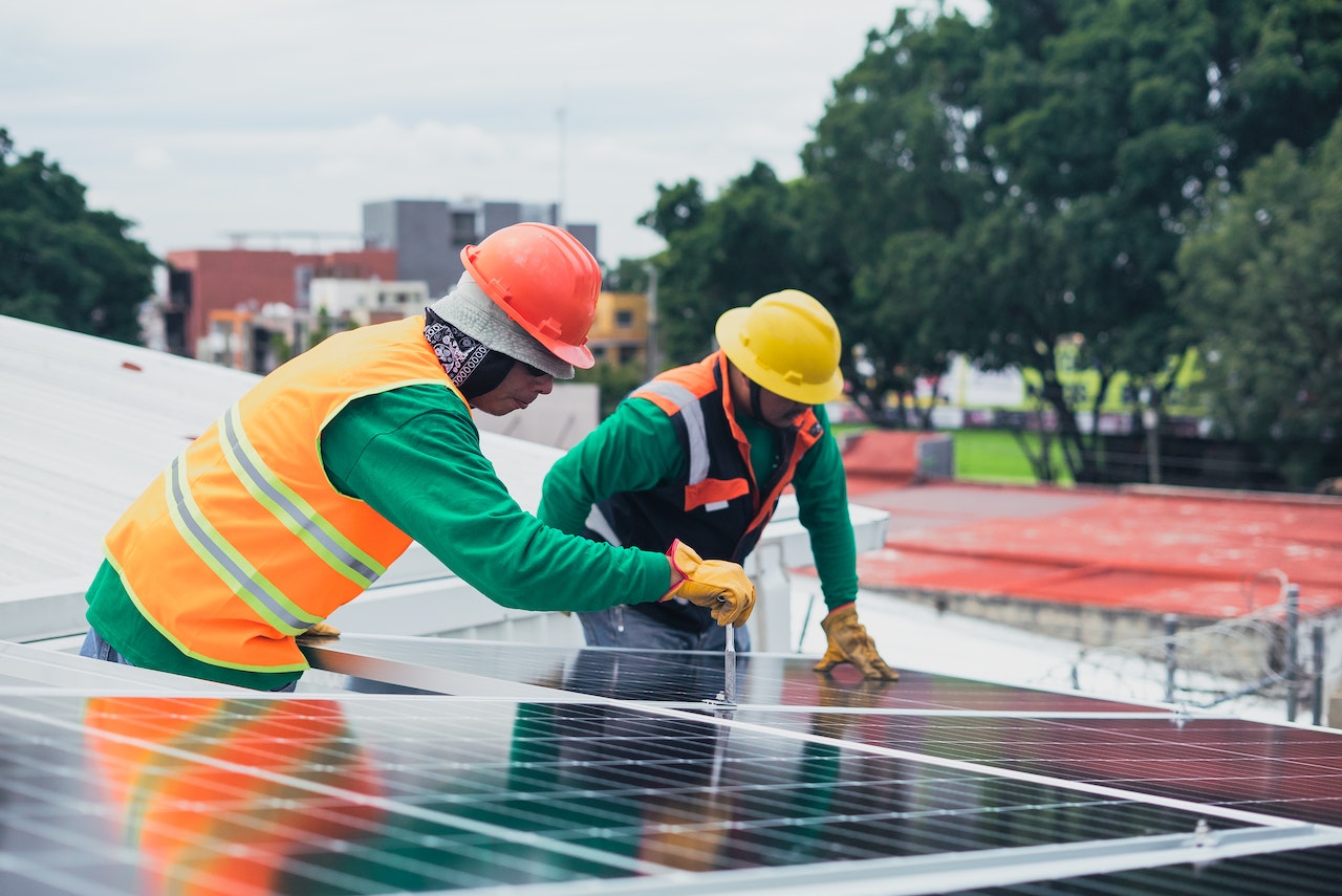 solar power installation